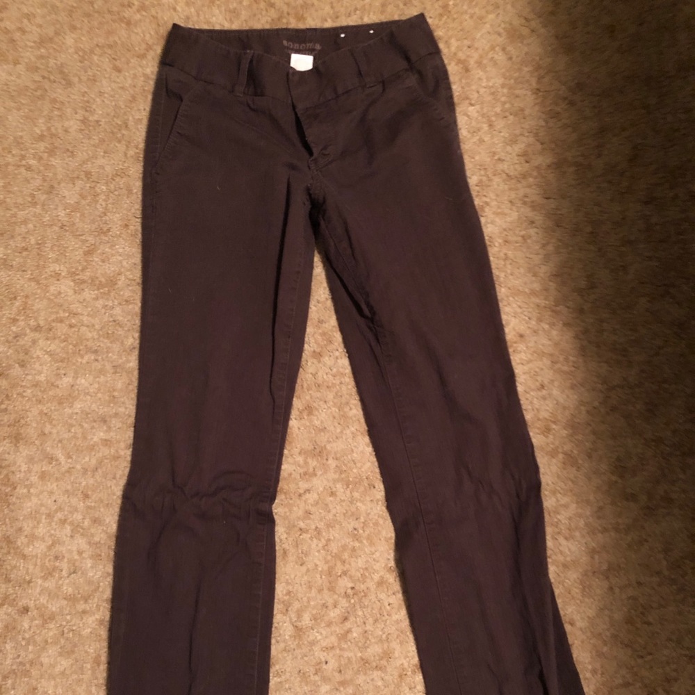 Sonoma brown slacks size 4